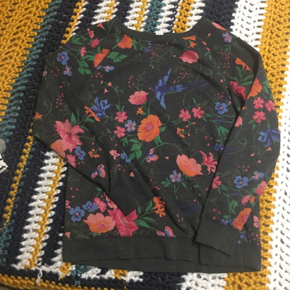 Crewneck Sweater Floral